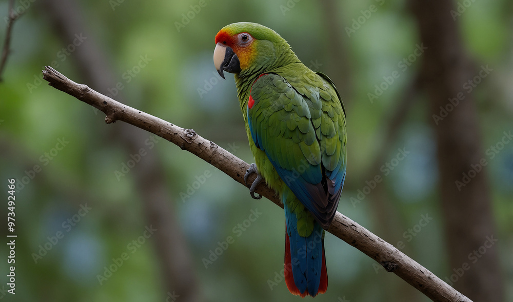 Canvas Prints beautiful parrot in the jungle