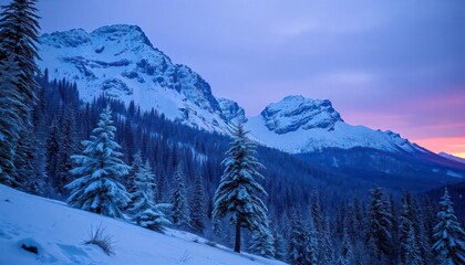 Obraz premium Winter landscape