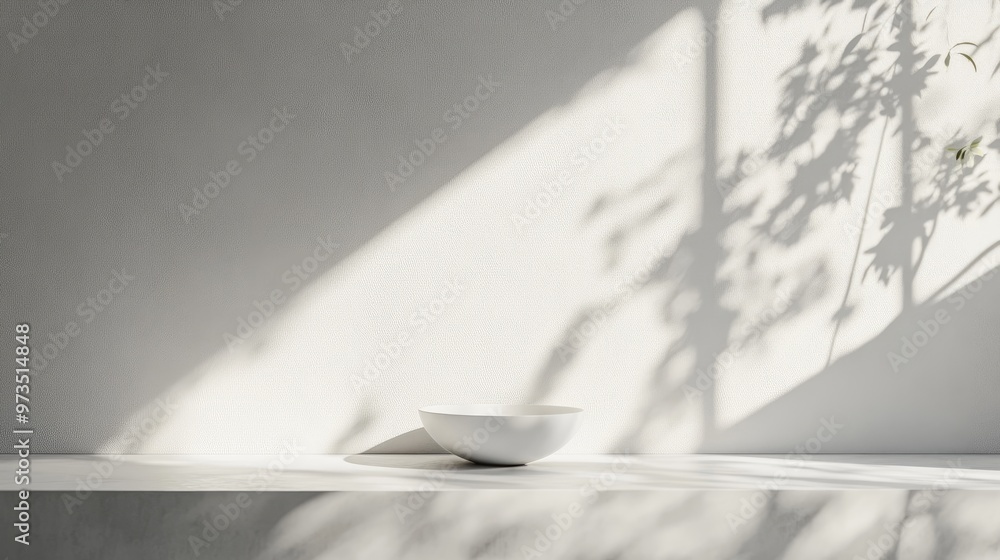 Poster beautiful white background with subtle texture and gentle lighting, perfect for creating minimalist 