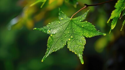 Treetop s green leaf