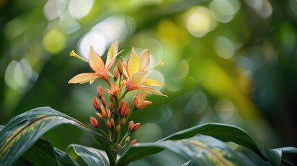 Tropical plant blossom