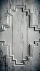 Textured empty white wooden background with copy space