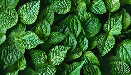 Intricate Textures of a Green Leaf Against a Soft Green Canvas