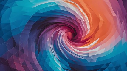 Obraz premium Abstract multicolored background with poly pattern