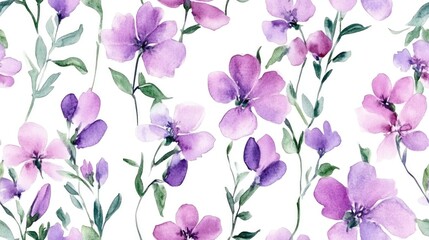 Watercolor pattern featuring rosa wildflowers Aquarelle design suitable for backgrounds textures wrapper patterns frames or borders