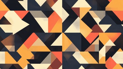 Seamless abstract geometric pattern Background design