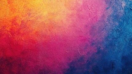 Abstract textured background with yellow, red, pink, purple and blue colors.