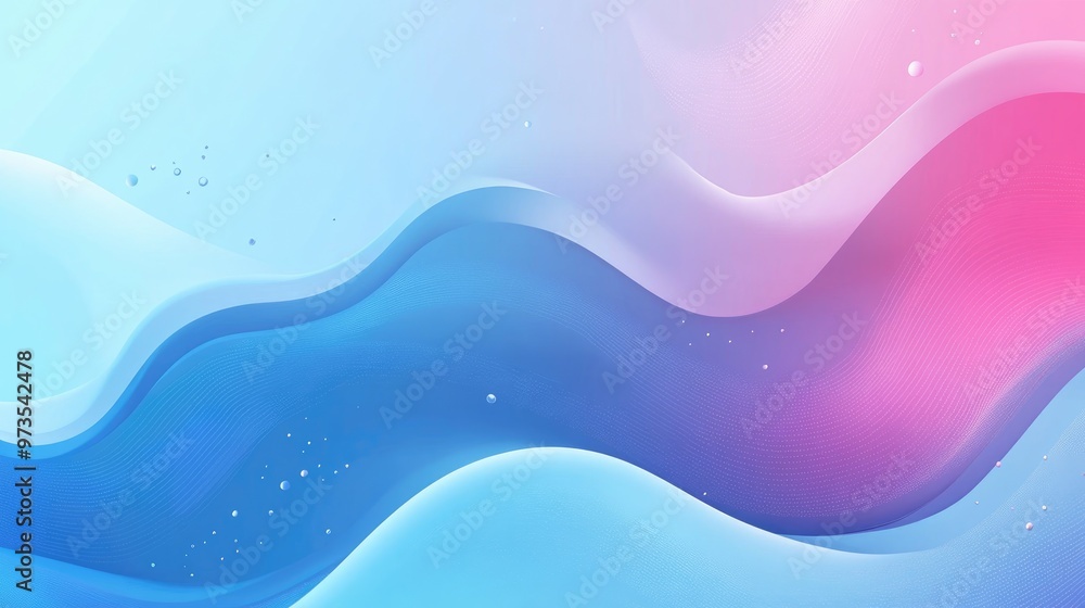 Poster abstract blue background with digital pattern header space liquid effect blurry aesthetic