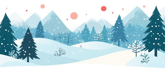 Stunning Winter Landscape Wallpaper Featuring Frozen Snowflakes