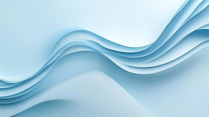 Fototapeta premium Beautiful light blue background with soft gradients and smooth textures, creating a serene and calming atmosphere, perfect for minimalist designs