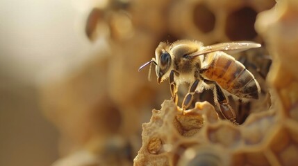 Organic Beekeeping: Avoiding synthetic treatments, this beekeeping method promotes bee health and ensures pure honey, emphasizing natural and environmentally friendly practices.
