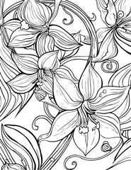 Obraz premium Floral Svg, Wildflower SVG, Flowers Svg, Floral Svg,Tree Svg Files, Flower Cricut