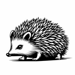 Cute hedgehog coloring page for kids, ideal for creative learning fun.