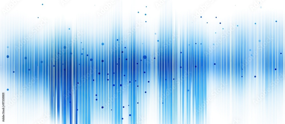 Aufkleber abstract blue halftone pattern with rounded lines on a white background featuring vertical stripes