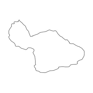 Maui map outline