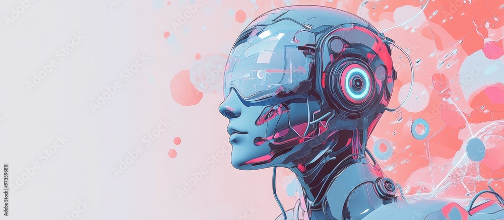 Aufkleber robotic head utilizing artificial intelligence to process large data sets and communicate with human