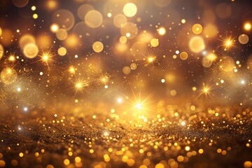 Obraz premium Floating particles of light