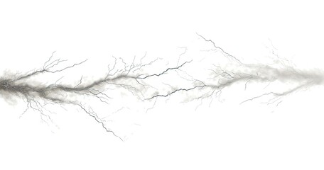 Fototapeta premium A visual representation of electrical discharge resembling lightning, showcasing intricate branching patterns.