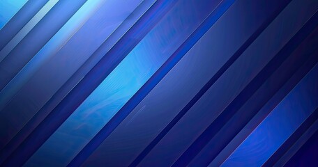 Obraz premium A visually striking abstract image featuring diagonal blue lines with varying shades, creating a dynamic and modern aesthetic.