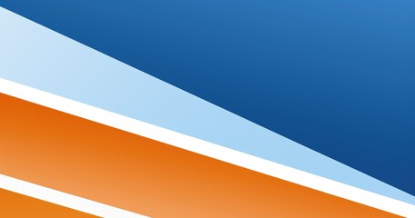 Obraz premium Abstract design featuring diagonal lines and gradient colors in blue and orange.