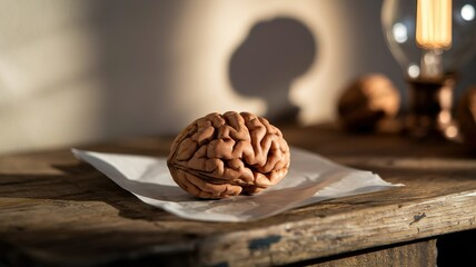 Fototapeta premium Walnuts and Cognitive Health