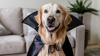 Halloween Golden Retriever