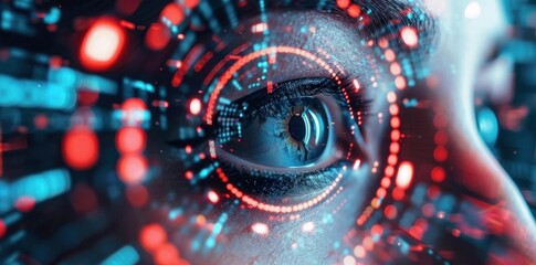 Cybersecurity Protection. Information security background technology concept