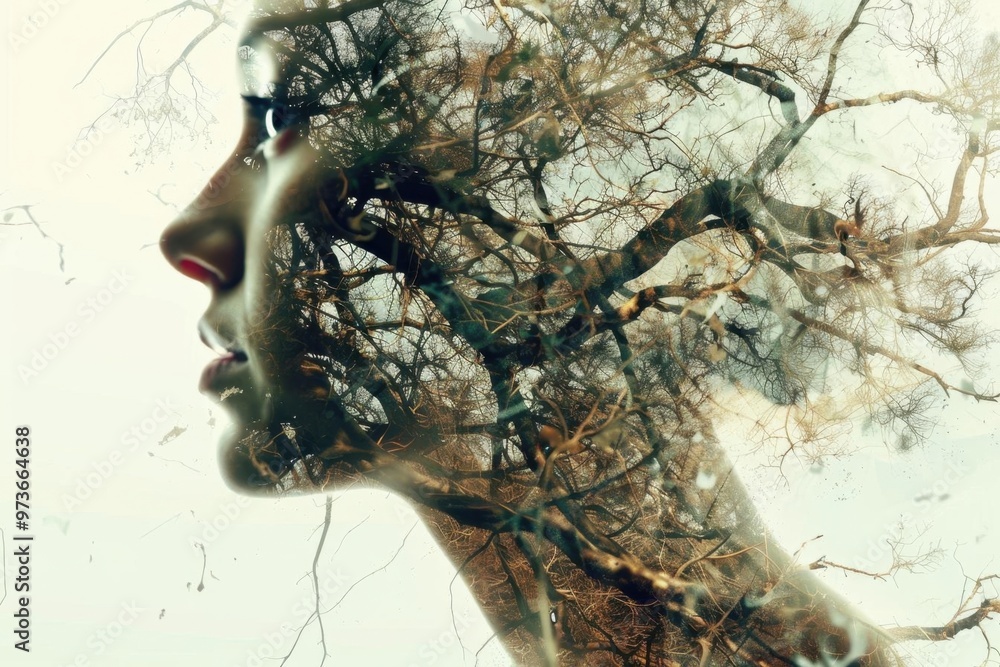 Poster the future of connectivity. neural networks background technology concept