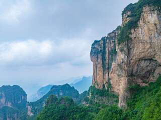 Aerial photography of Wangmangling in Taihang Mountain, Lingchuan County, Jincheng, Shanxi