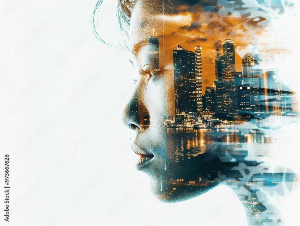 Poster cloud computing revolution. software as a service background technology concept