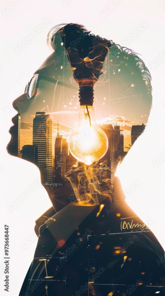 Poster Futuristic Testing Environment. Abstract technology concept