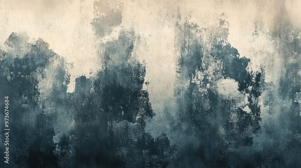 Poster abstract textured background with blue and beige tones, creating a rustic and dramatic effect suitab