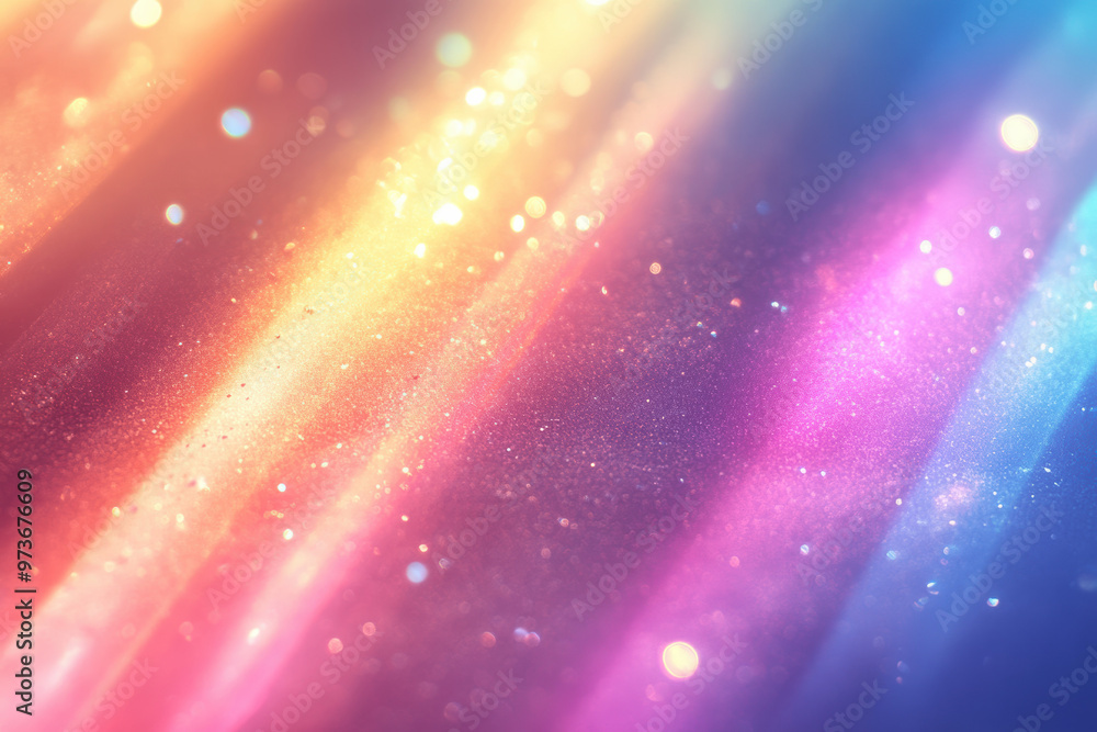 Poster vibrant abstract background with colorful light streaks and sparkling particles. perfect for creativ