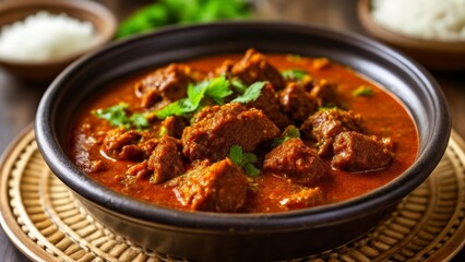 Fototapeta premium Savor the rich flavors of a hearty beef stew