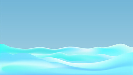 Close view of ocean wave texture in 16:9 ratio