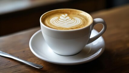  A moment of tranquility with a frothy delight