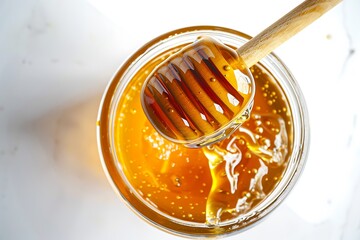 honey in a jar