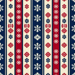 Ugly sweater Merry Christmas party ornament background seamless pattern