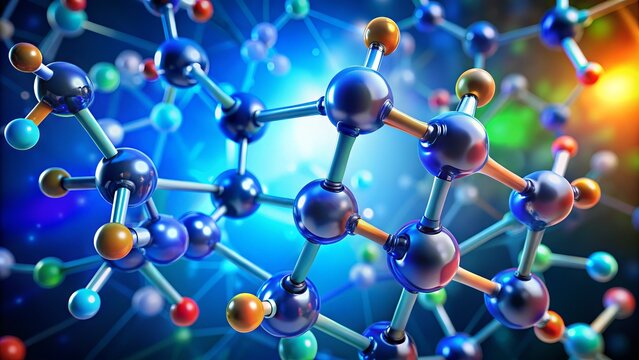 A 3D illustration of the octane molecular formula, C8H18, showcasing the arrangement of carbon and hydrogen atoms in
