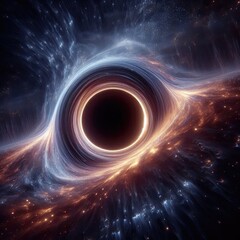 Obraz premium Black Hole. 3d render