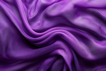 Obraz premium Draped Purple Fabric with Delicate Texture