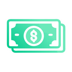 Money Silhouette Icon - Transparent Background Clipart for Graphic Design