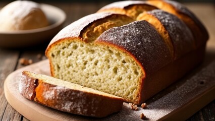  Freshly baked bread ready to be savored