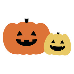 ハロウィンかぼちゃのイラスト素材