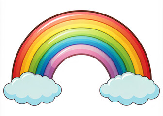 rainbow and cloudsrainbow, cloud, sky, vector, clouds, color, illustration, nature, cartoon, weather, rain, colorful, spectrum, design, summer, blue, art, yellow, icon, cloudscape, sun, bright, orange