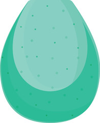 Green avocado fruit showing healthy fats concept for icons, design, and advertising