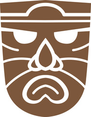 Hawaiian Mask Vector Design