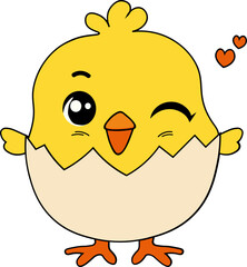 Obraz premium Chick Winks