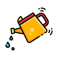 Watering can icon vector illustration
