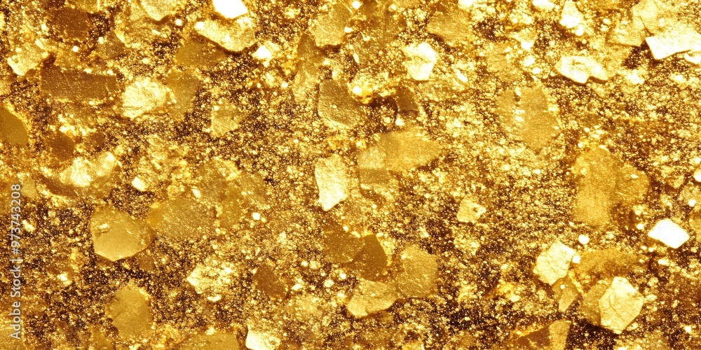 Poster golden glitter texture